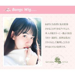 前髪ウィッグ 自然 バレない シースルー 部分...の詳細画像2