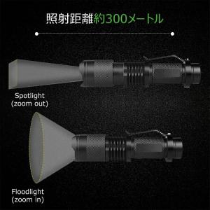 ハンディライト LED 懐中電灯 2個セット ...の詳細画像2