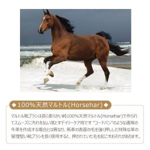 馬毛ブラシ 靴 革 洋服 ブラシ 洋服ブラシ ...の詳細画像3