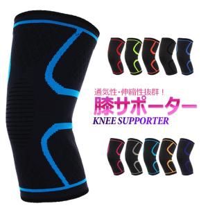膝 サポーター スポーツ 1枚 薄型 大きいサイ...の商品画像