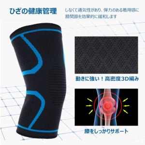 膝 サポーター スポーツ 1枚 薄型 大きいサ...の詳細画像3