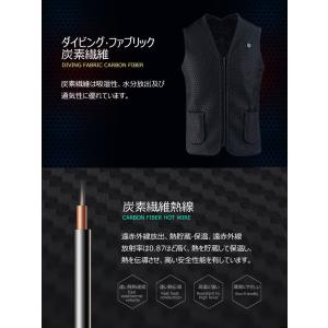 電熱ベスト 発熱ベスト USB 給電 電熱 ベ...の詳細画像5