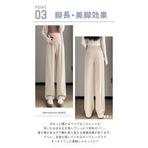 マタニティ パンツ 秋 マタニティ ズボン ワ...の詳細画像5