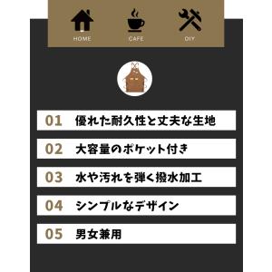 エプロン ワークエプロン キャンバス デニム ...の詳細画像2