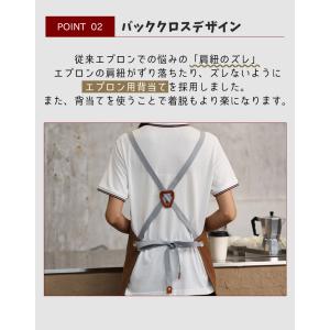 エプロン ワークエプロン キャンバス デニム ...の詳細画像5