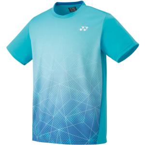Yonex ヨネックス ユニゲームシャツ（フィットスタイル）タ-コイズ 10540-161 テニス トレーニングウェアー｜sky-spo