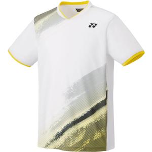 Yonex ヨネックス ユニゲームシャツ（フィットスタイル）ホワイト 10541-011 テニス トレーニングウェアー｜sky-spo