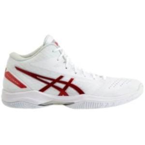 asics アシックス GELHOOP V11-NARROW ゲルフープ ホワイト クラシックレッド バスケット シューズ 1061A013-118｜sky-spo