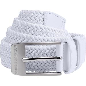 UNDER ARMOUR アンダーアーマー BRAIDED 2.0 BELT WHT ホワイト/WHT ホワイト 1306538-100 ゴルフ ベルト｜sky-spo