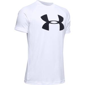 UNDER ARMOUR アンダーアーマー TECH BIG LOGO SS WHT ホワイト/BLK ブラック 1351850-100 Tシャツ ビックロゴ｜sky-spo