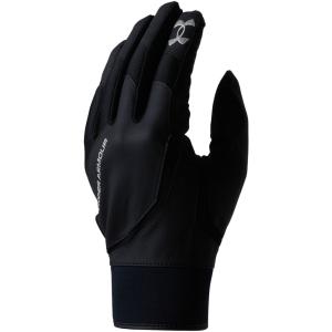 UNDERARMOUR アンダーアーマー BASEBALL UNDER GLOVE L BLK/BLK/SIL 1354260-004 野球 バッティンググローブ｜sky-spo