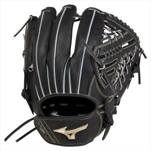 MIZUNO ミズノ 右投げ用 軟式用 グローバルエリート UMiX【U2(投手×外野)：サイズ11】 ブラック 野球 クラブ グローブ
