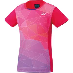Yonex ヨネックス ジュニアゲームシャツ ブライトピンク 20739J-122 テニス ウェアー｜sky-spo