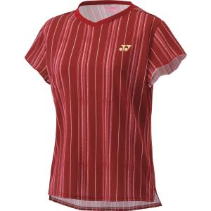 Yonex ヨネックス ウィメンズゲームシャツ ボルドー 20799-387 テニス トレーニングウェアー｜sky-spo