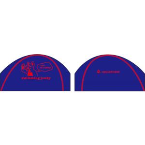 アクアスフィア メッシュキャップ サムライBLU/RED M 255052 水泳 スイミング 水泳帽