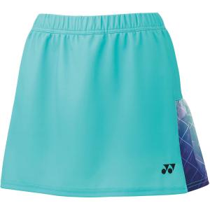 Yonex ヨネックス ウィメンズスカート（インナースパッツ付） ウォーターグリーン 26131-048 テニス トレーニングウェアー｜sky-spo