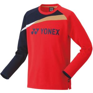 Yonex ヨネックス ユニライトトレーナー サンセットレッド 31051-496 テニス トレーニングウェアー｜sky-spo