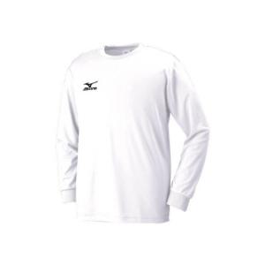 MIZUNO ミズノ Ｔシャツ長袖 ＮＡＶＩドライ メンズ  ホワイト×ブラック トレーニングウエア32JA6130 01