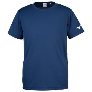 MIZUNO ミズノ Ｔシャツ（袖RBロゴ） ドレスネイビ− テニス 32JA815614｜sky-spo