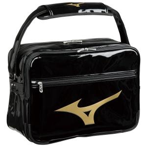 MIZUNO ミズノ エナメルバッグL ブラック×ゴールド スポーツバック