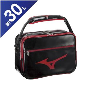 MIZUNO（ミズノ） エナメルバッグL ブラック×レッド トレーニング