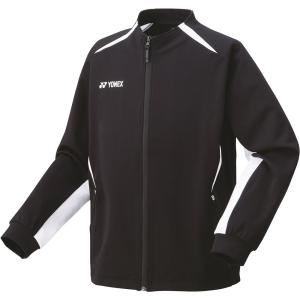 Yonex ヨネックス メンズニットウォームアップシャツ ブラック 51045-007 テニス トレーニングウェアー｜sky-spo