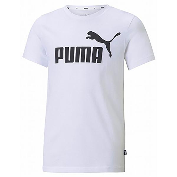 PUMA ESS ロゴ Tシャツ PUMA WHITE 588982-02 スポーツウェアー プーマ
