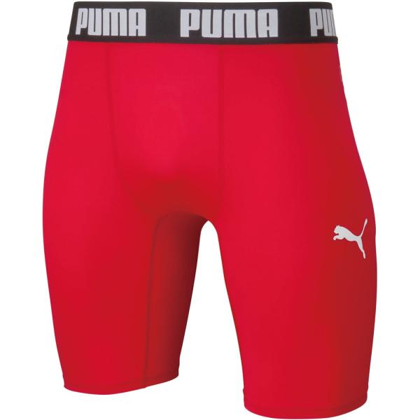 PUMA プーマ コンプレッション ショートタイツ 01PUMA RED-P 656333-01 サ...