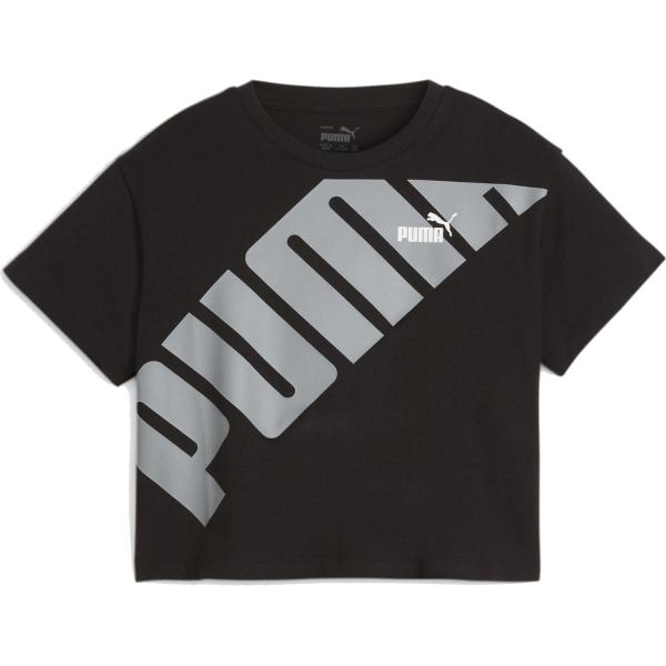 PUMA プーマ PUMA POWER クロップド Tシャツ PUMA BLACK 681357-0...