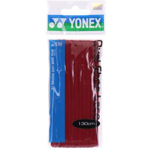 Yonex ヨネックス オーバルシューレース レッド AC570-001 テニス｜sky-spo