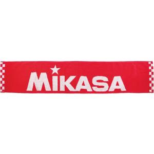 ミカサ MIKASA タオルマフラー 赤  ACTL101AR