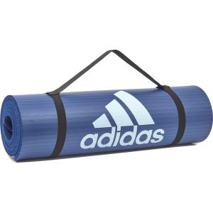 adidas（アディダス） フィットネスマット 10MM ブルー ADMT11015-BL スポーツ...