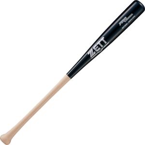 ZETT ゼット 軟式木製 プロモデル ナチュラル/ブラック BWT38384-1219GE 野球 バット｜sky-spo