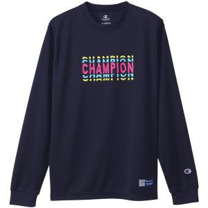 Champion（チャンピオン） LONG SLEEVE ロングスリーブ ネイビー C3WV407-370 バレーボール ウェアー｜sky-spo