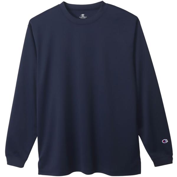 Champion チャンピオン LONG SLEEVE ロングスリーブ T-SH ネイビー C3XS...