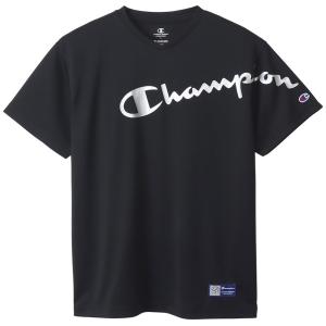 Champion チャンピオン SHORT SLEEVE ショートスリーブ T-シャツ BK / シルバー C3XV302-982 バレーボール｜sky-spo