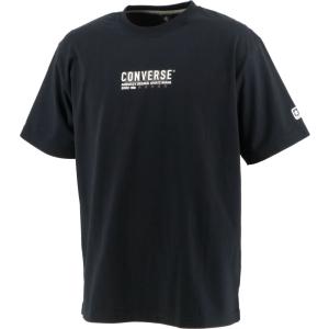 CONVERSE（コンバース） クルーネックTシャツ ブラック CA212381-1900 スポーツ トレーニング｜sky-spo