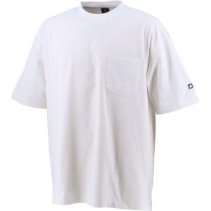 CONVERSE コンバース クルーネックTシャツ (胸ポケット) ホワイト CA212382-1100 スポーツウェアー｜sky-spo