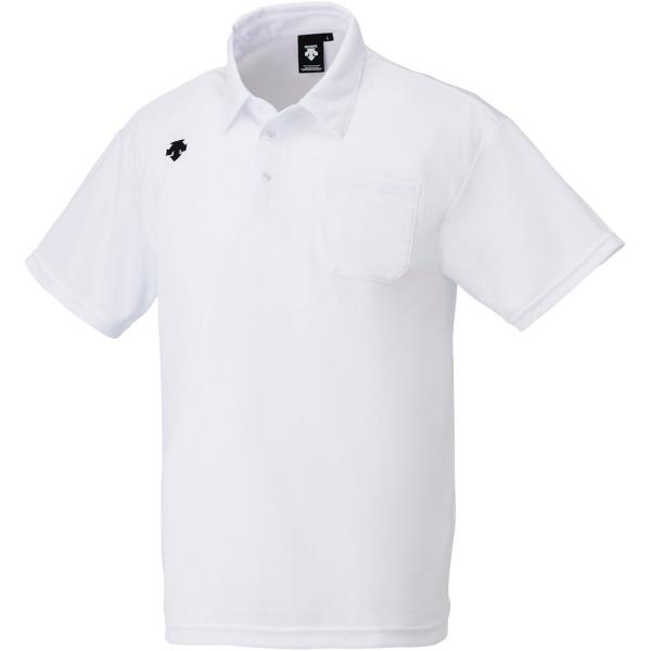 DESCENTE デサント ポロシャツ(ポケット付き) ホワイト DTM4601B-WHT