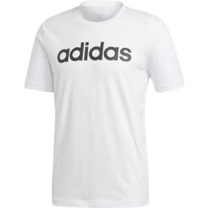 adidas アディダス M CORE リニアTシャツ ホワイト ブラック FSG79-DQ3056｜sky-spo