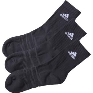 adidas アディダス パフォーマンス3Pクルーソックス ブラック ブラック ホワイト FXI66-DZ9357 ソックス ストッキング