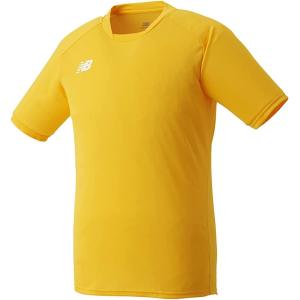 あすつく イエロー 半袖Tシャツ (サッカー/フットボール) ゲームシャツ  トレーニングウェア 長袖 ニューバランス スポーツ New Balance ランニング｜sky-spo