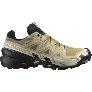 SALOMON サロモン メンズ トレイルランニングシューズ SPEEDCROSS 6 GORE-TEX Kelp/Black/VanillaIce｜sky-spo