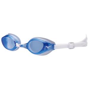 MIZUNO ミズノ ゴーグル（クッション一体成型） ブルー Tv64% N3JE8000 水泳 スイミング 水中眼鏡 水中メガネ｜sky-spo