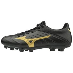 あすつく MIZUNO ミズノ レビュラV3Jr REBULA3 ジュニア P1GB178509 ブラック×ゴールド ワイドフィット サッカースパイク 子供｜sky-spo