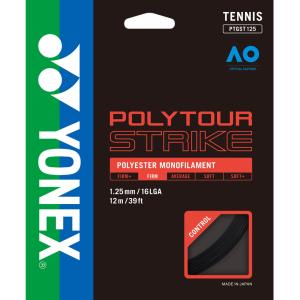 Yonex ヨネックス ポリツアーストライク125 クールブラック PTGST125-730 テニス｜sky-spo