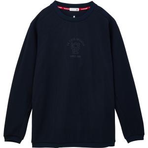 lecoqsportif ルコック ヘランカワッフルロングスリーブシャツ ネイビー QMMXJB01-NV トレーニングウェアー｜sky-spo