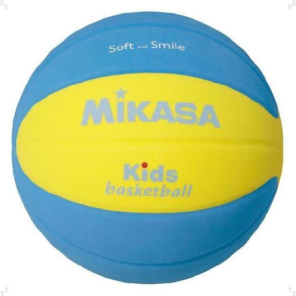 ミカサ MIKASA キッズバスケットボール5号EVA黄色 青  SB5YBL ボール