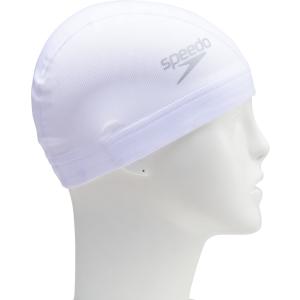 speedo（スピード） LOGO MESH CAP ホワイト SE12050-W 水泳帽 水泳 スイミング｜sky-spo