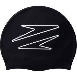 Speedo スピード PRINT SILICONE CAP ブラック SE12310-K 帽子 水泳 スイミング｜sky-spo